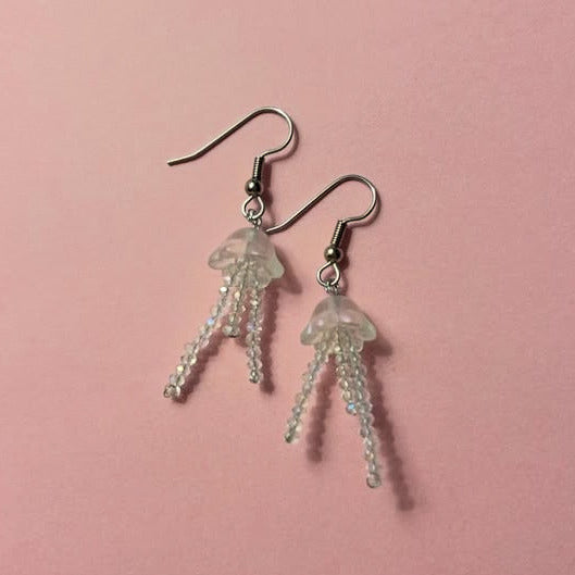 Beaded Jellyfish Earrings