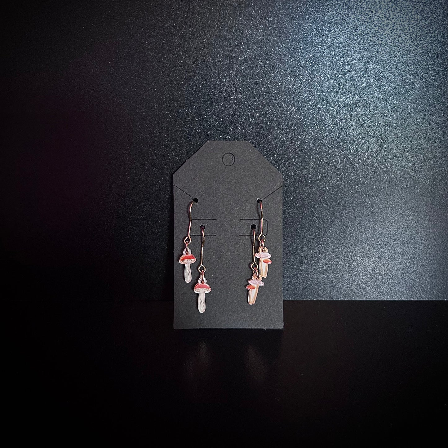 Bitty Mushroom Earring Set
