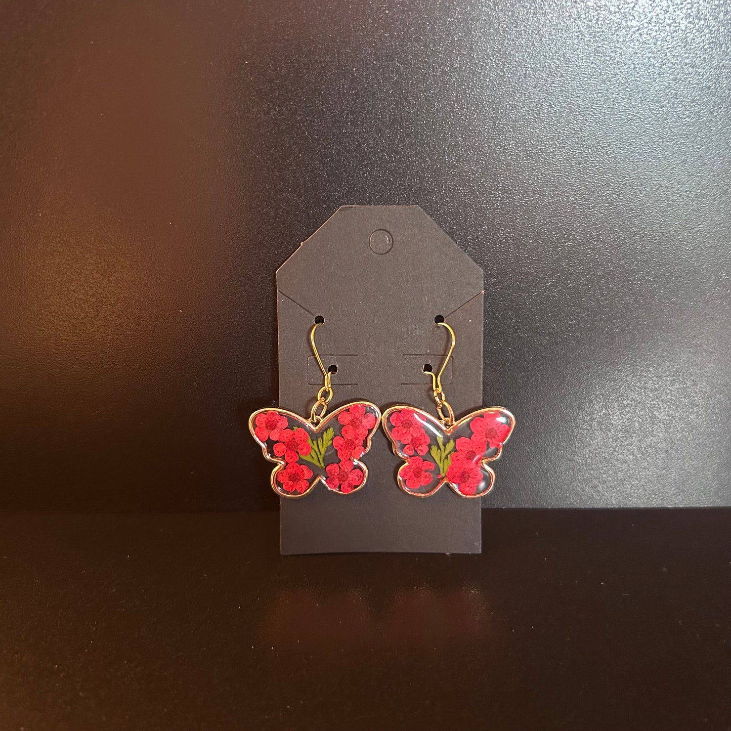 Flower Butterfly Earrings