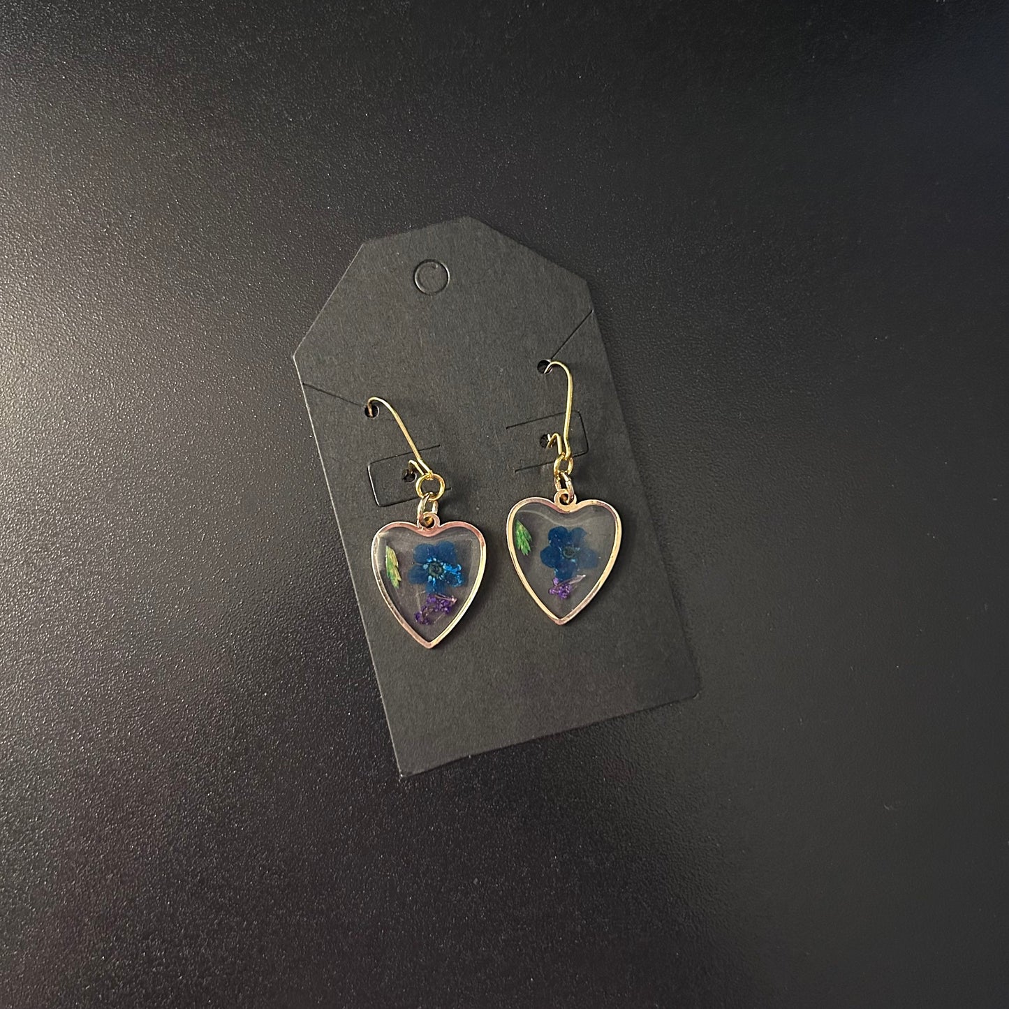 Flower Heart Earrings