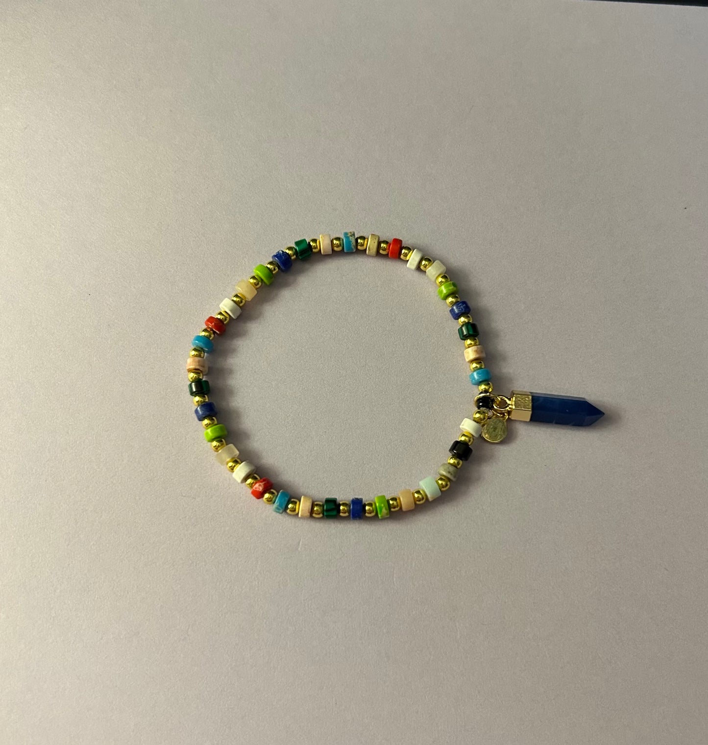 Natural Stone Bracelet - Deep Blue