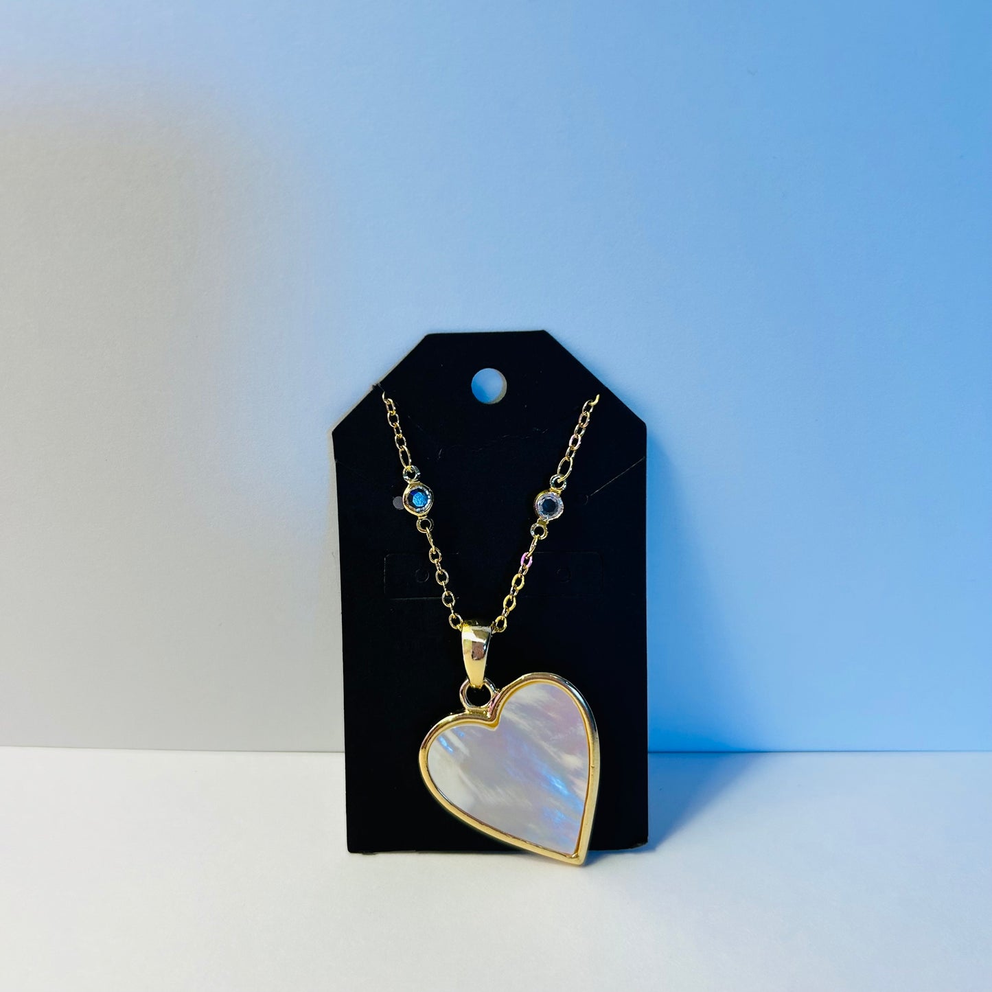 Shining Heart Gold Necklace
