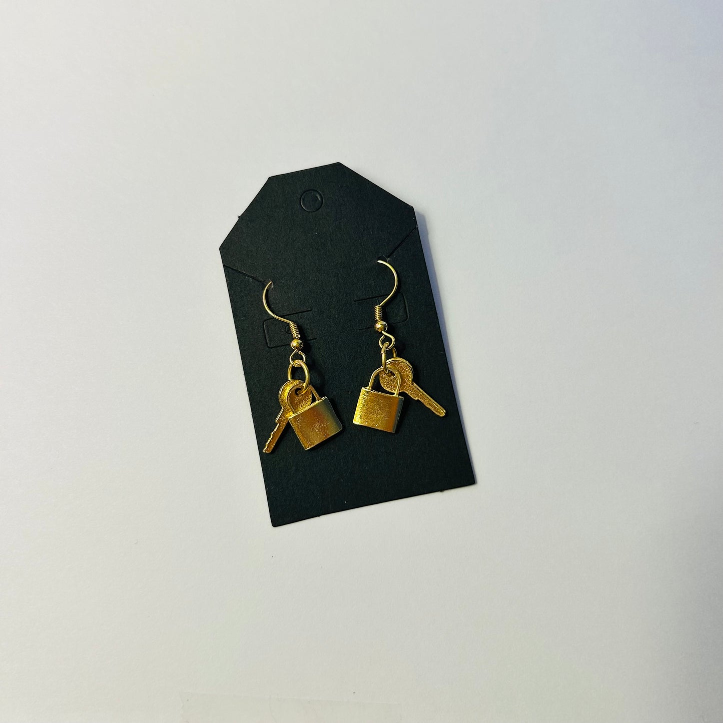 Lock and Key Earrings