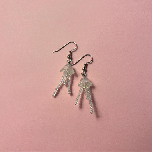 Beaded Jellyfish Earrings