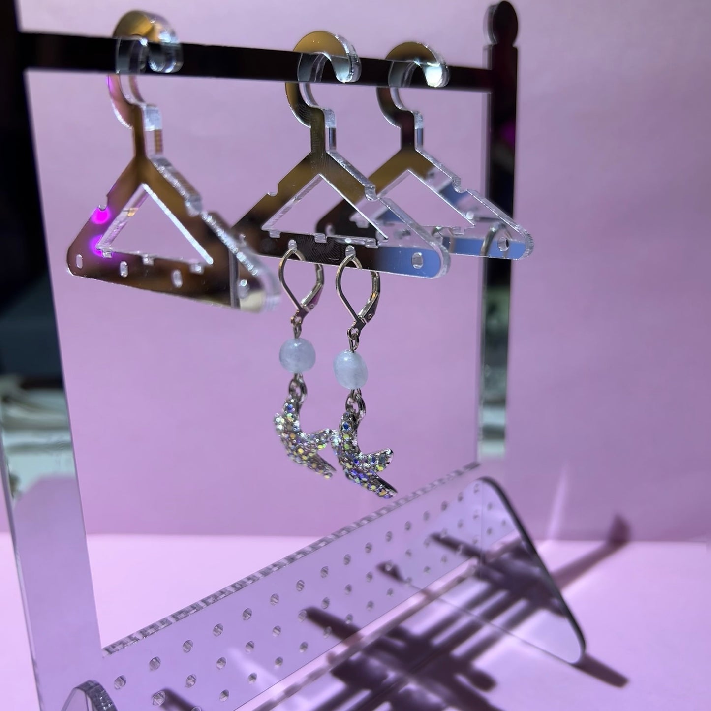Aquamarine Sea Star Earrings