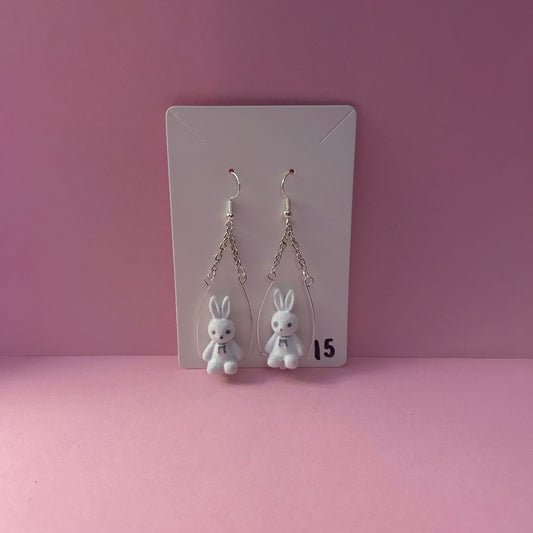 Swinging Bunny Earrings
