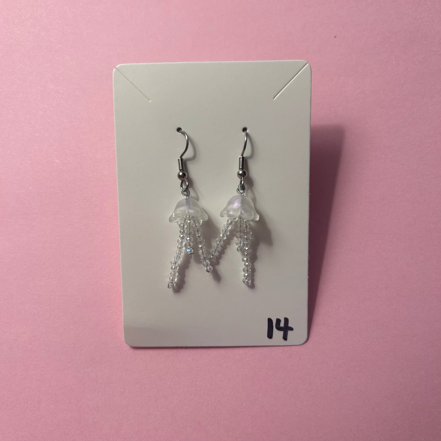 Beaded Jellyfish Earrings