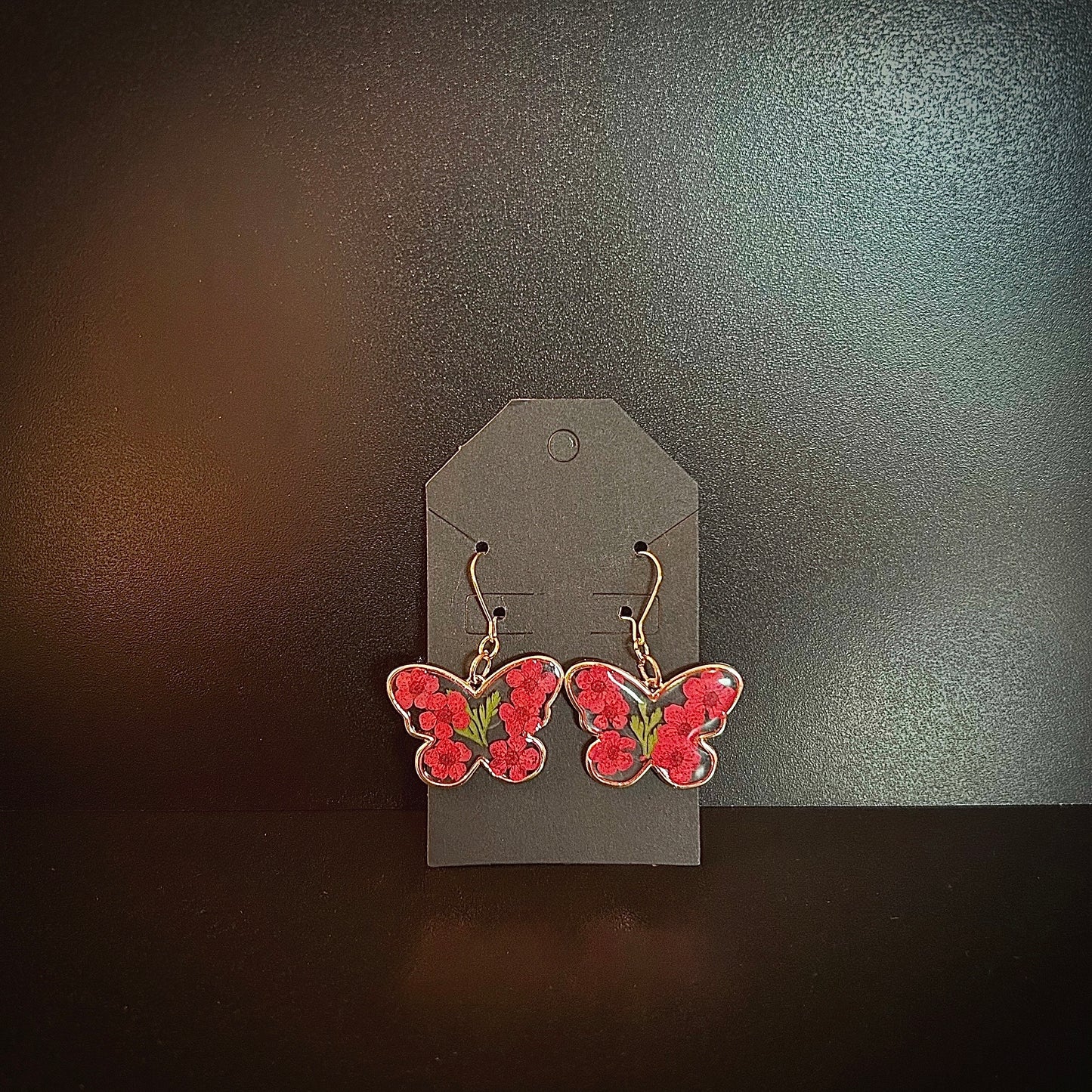 Flower Butterfly Earrings
