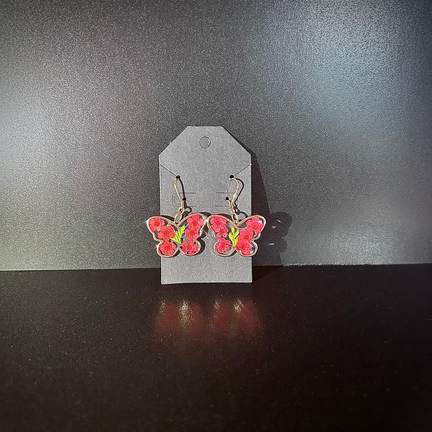 Flower Butterfly Earrings