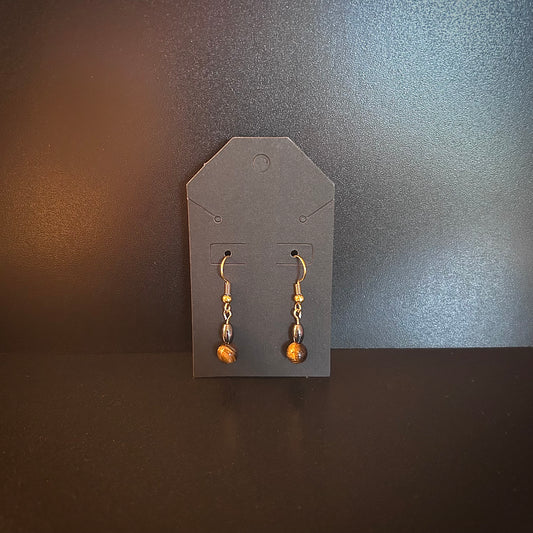 Tiger Eye Hematite Earrings