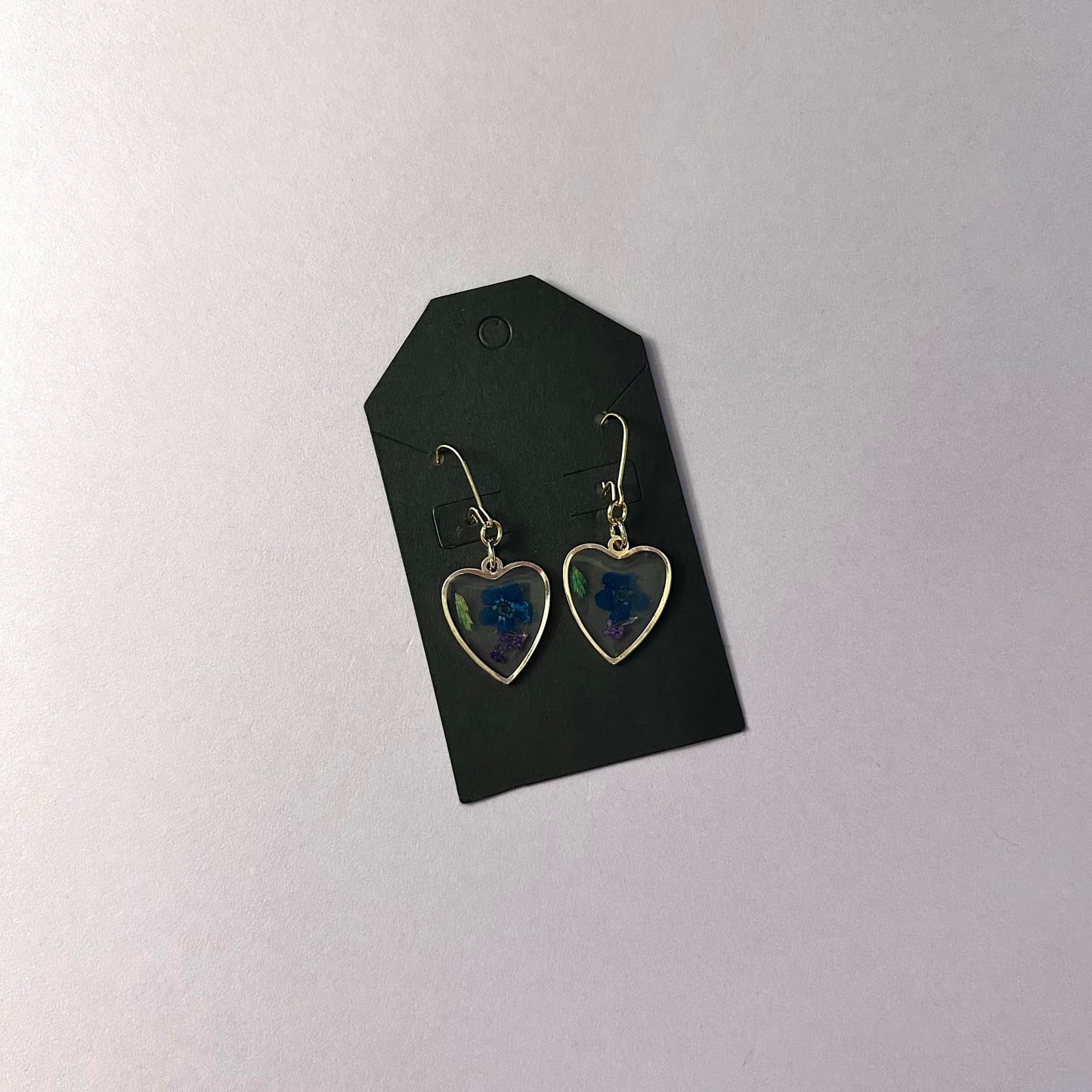 Flower Heart Earrings