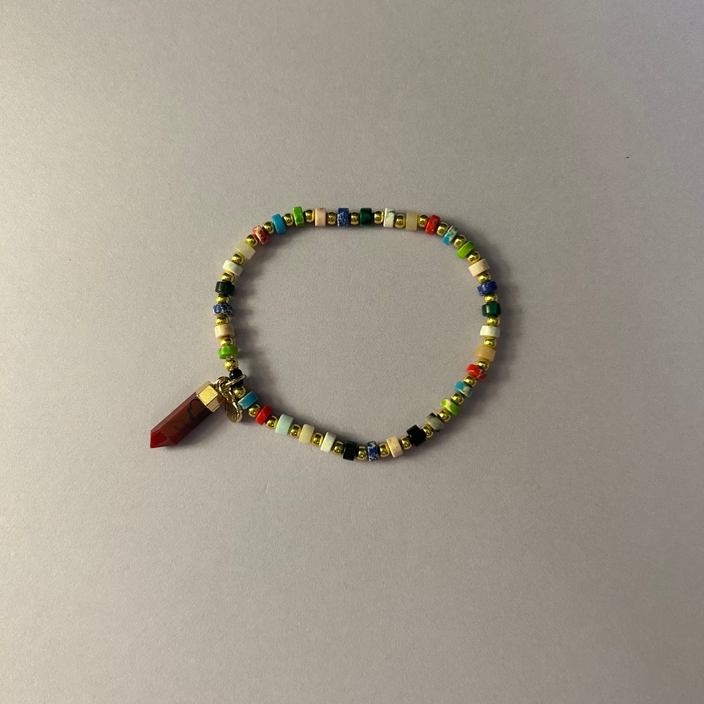 Natural Stone Bracelet - Red