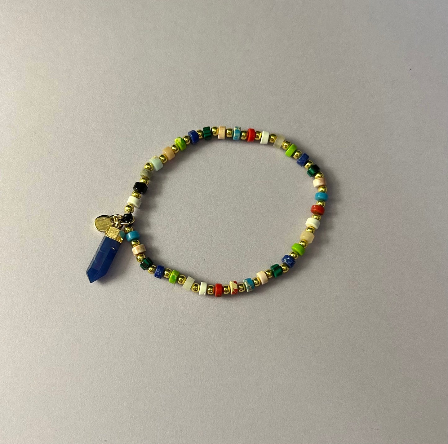Natural Stone Bracelet - Deep Blue