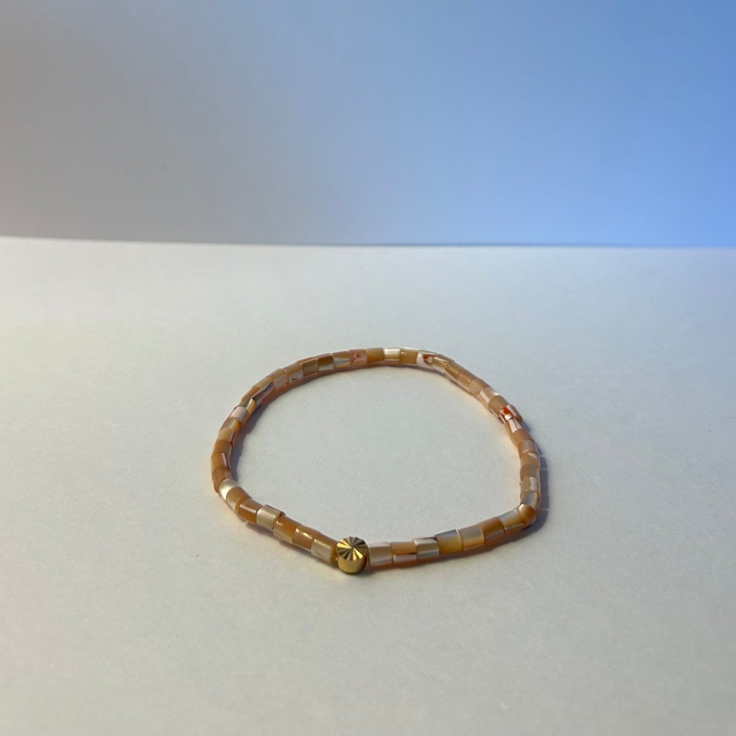Butterfly Necklace and Shell Bracelet Set