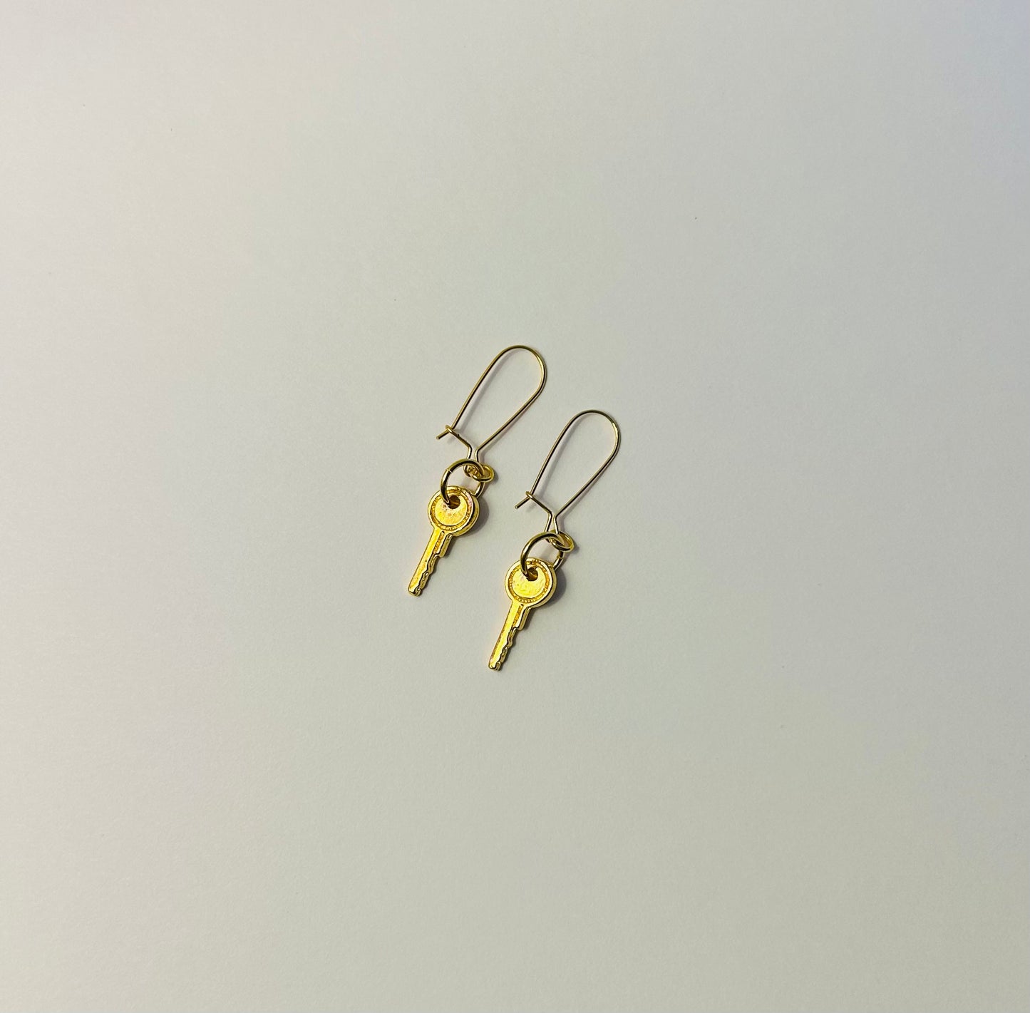Golden Key Earrings