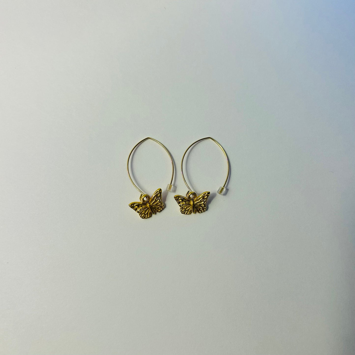 Gold Butterfly Earrings